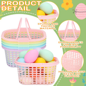 Silifine Easter baskets with rounded edges for safety