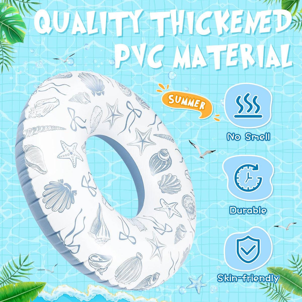 Silipull adult swim ring ready for beach or poolside gatherings