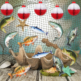 Silipull bobber honeycomb balls provide bold party accents and durable decor.