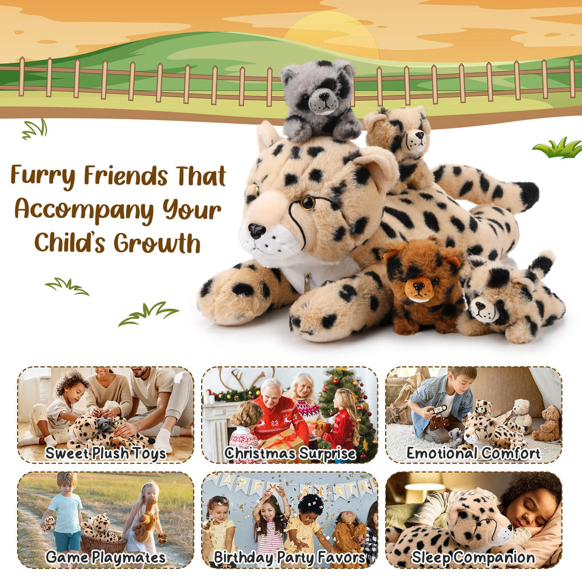 Silipull cheetah plush arrives vacuum-packed and easy to refresh