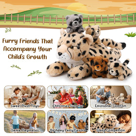 Silipull cheetah plush arrives vacuum-packed and easy to refresh
