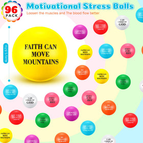 Silipull orange Christian stress ball with verse for quick breaks and focus