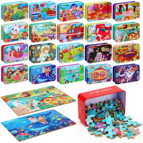 Silipull dinosaur puzzle: 60-piece set supports early problem solving and fine motor skills.