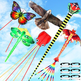 Silipull eagle kite with reel for effortless sky viewing and beach fun.