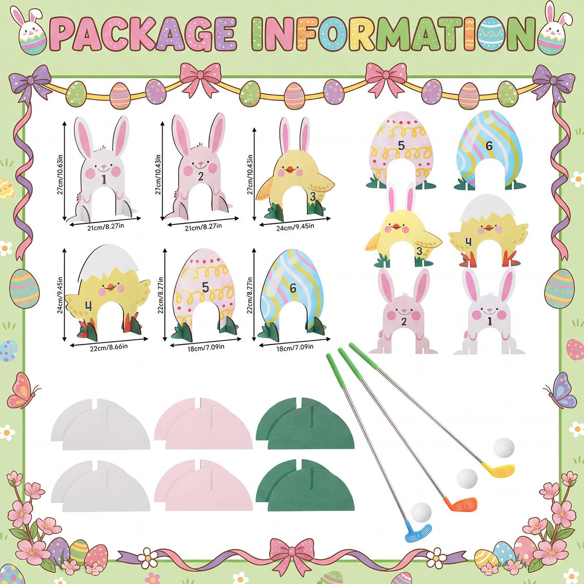 Silipull Easter mini golf chick hole adds cheerful spring flair to gatherings.