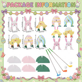 Silipull Easter mini golf chick hole adds cheerful spring flair to gatherings.