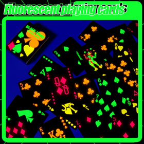 Silipull glow-in-the-dark card surface with glossy finish for smooth play