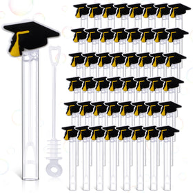 Silipull graduation hat bubble wand for party favors and memories.