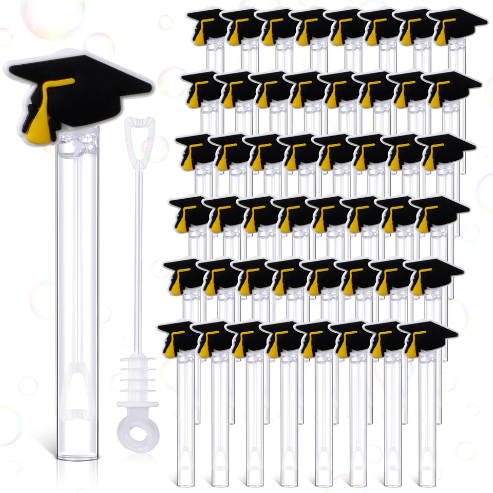 Silipull graduation hat bubble wand for party favors and memories.