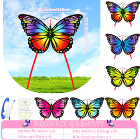 Silipull 328 ft kite string bundle with easy grip handles
