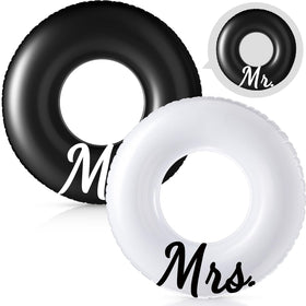 Silipull Mr pool float 48-inch for stylish wedding photos and durable pool fun.