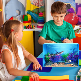 Silipull seagrass accents create realistic underwater scenes