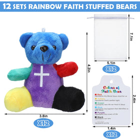Silipull rainbow faith bear in yellow symbolizes light and guidance