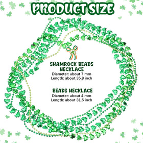 Silipull 4mm green bead necklaces offer lightweight, comfortable wear for long celebrations.