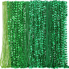 Silipull shamrock necklace set for St. Patrick's Day parties adds festive green style.
