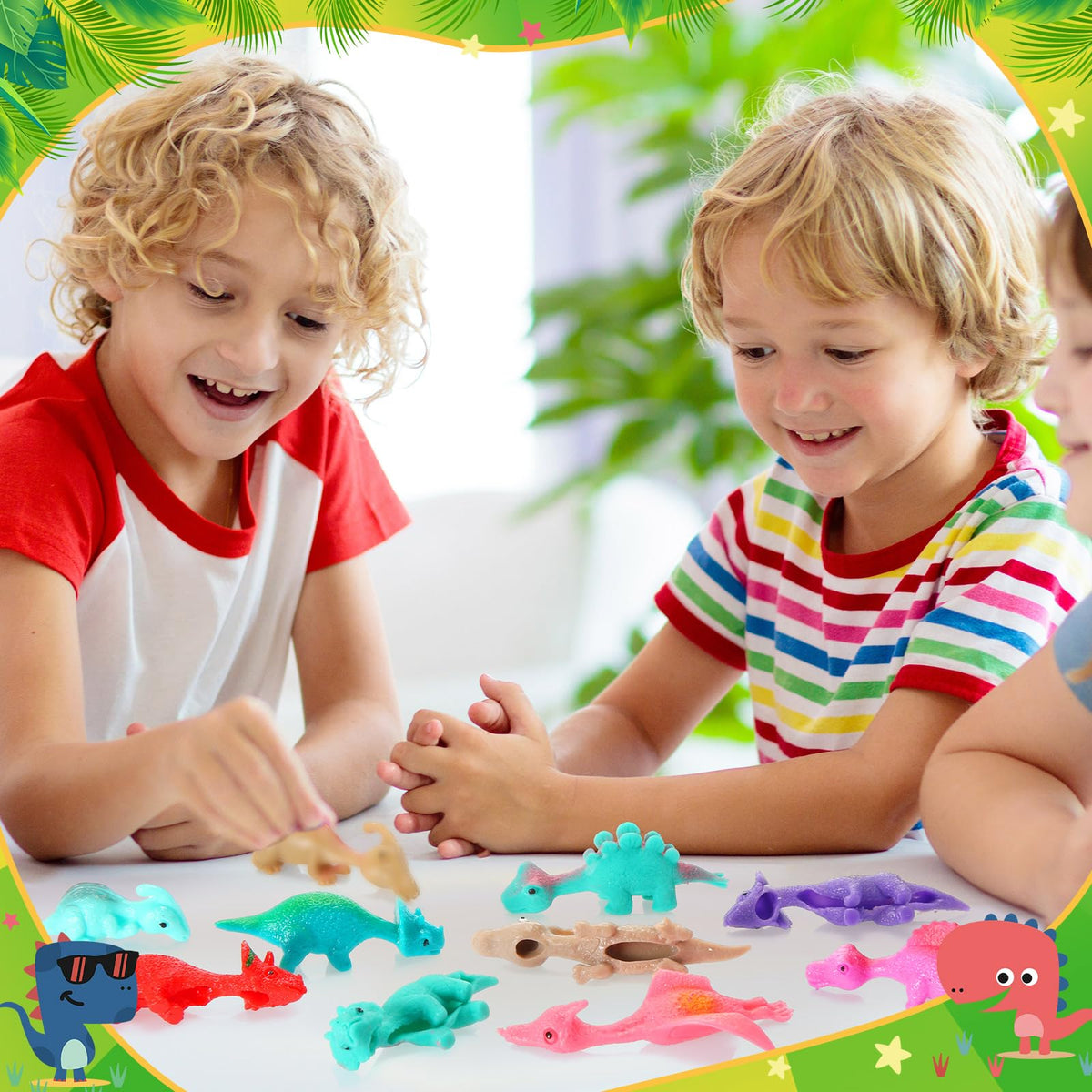 Silipull stretchable dino toy, 4.33 inches long, for portable fun