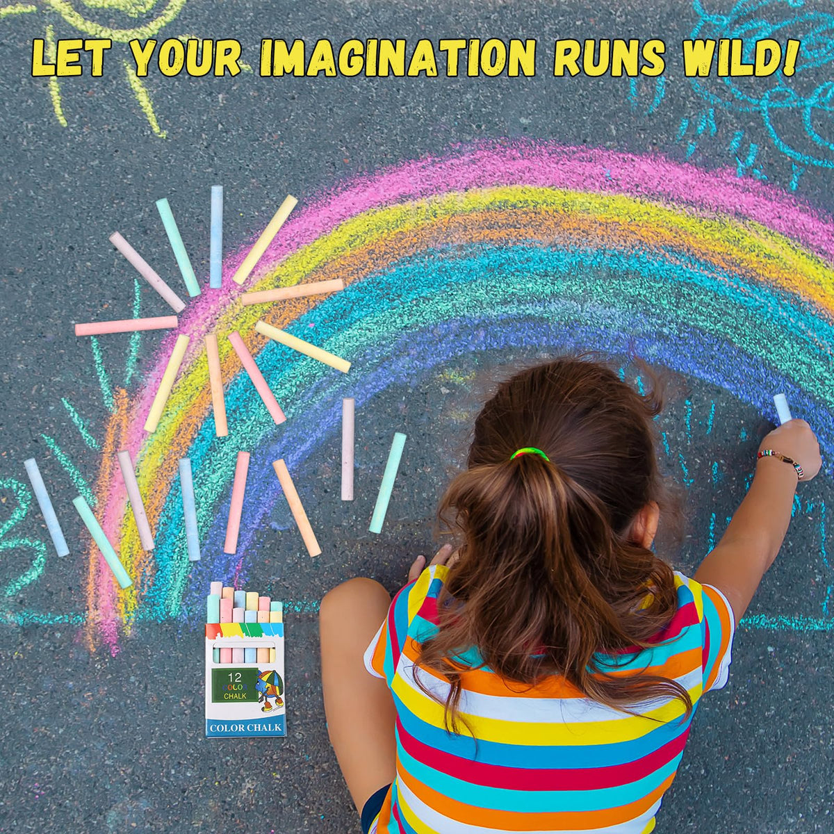Silkfly kids drawing activity with school-quality chalk for creativity.