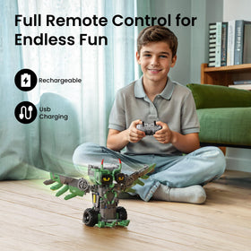 Sillbird LED eyes expression change adds interactive facial cues during play