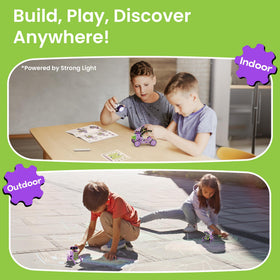 Sillbird outdoor solar play encourages exploration under sun or shade