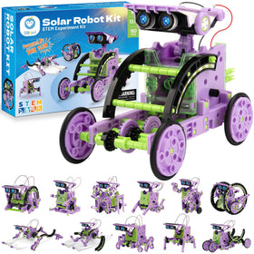 Sillbird solar building robot kit with 190 pieces for hands-on learning