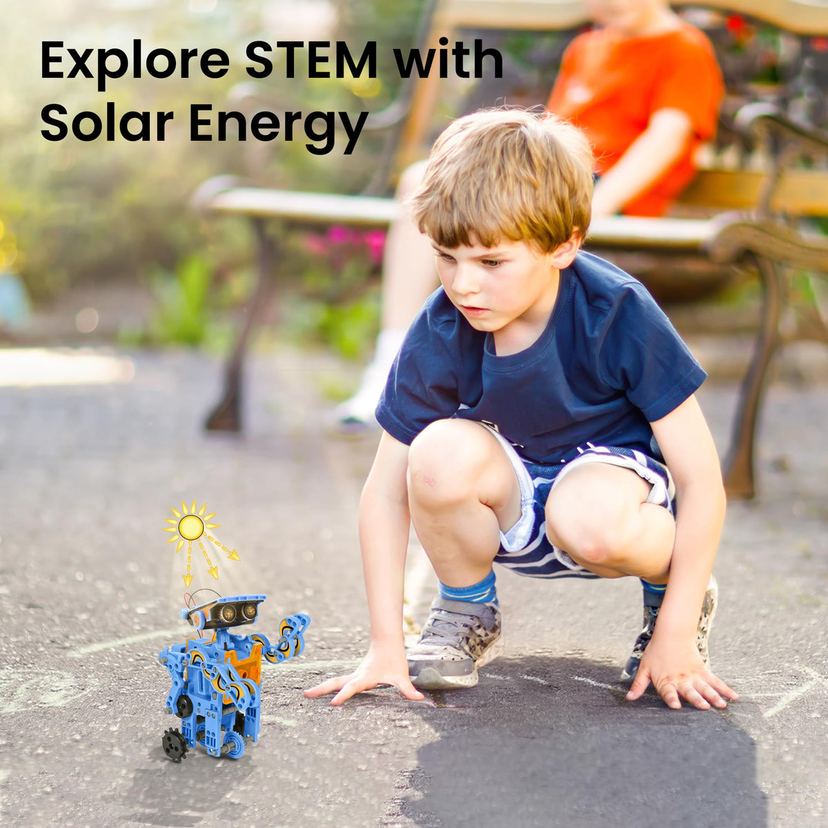 Sillbird solar-powered robot outdoors demonstrates renewable energy in play.
