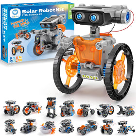 Sillbird solar robot outdoors for screen-free STEM play and learning