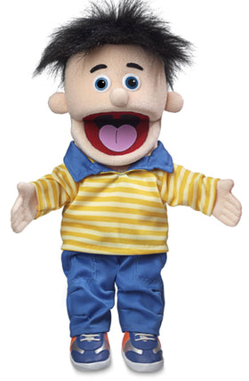 Silly Puppets Bobby Peach Boy 14-inch hand puppet for imaginative play and storytelling