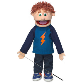 Silly Puppets Tommy 25-inch mouth movement for expressive ventriloquism performances.