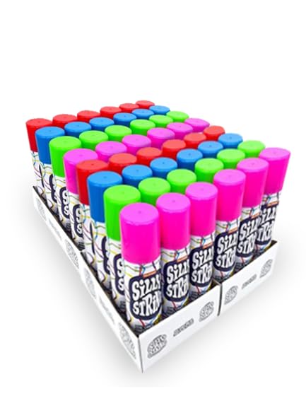 The Original Silly String 48-pack in assorted colors for festive spray fun