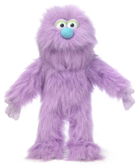 Silly Puppets 14-inch purple monster puppet ready for imaginative play and storytelling