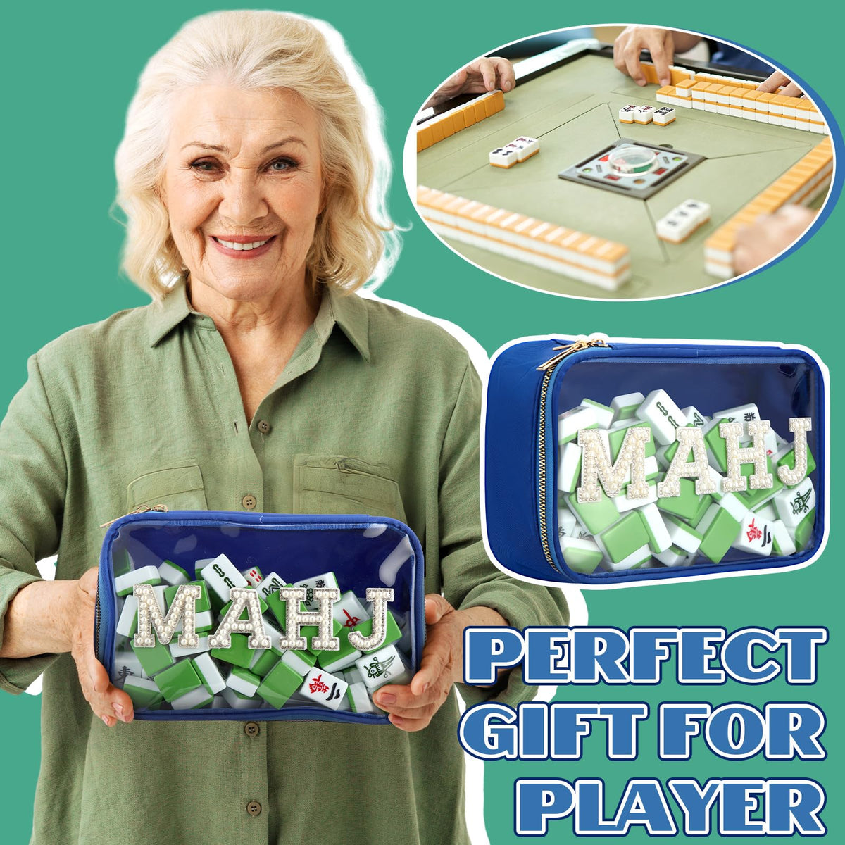 SilTriangle travel-friendly Mahjong bag is ideal for tournaments and trips