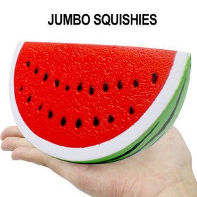 SILVIA Watermelon jumbo squishy, soft foam, ideal for fidgeting and sensory play.