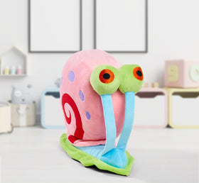 Simba Gary snail plush closeup, showcasing plush fabric ideal for comforting naps.