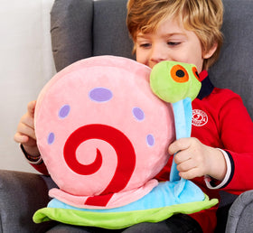 Simba Gary snail plush ready for bedtime, a gentle companion for nightly routines.