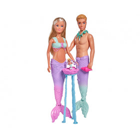 Simba Steffi Love pregnant mermaid with removable baby for storytelling.