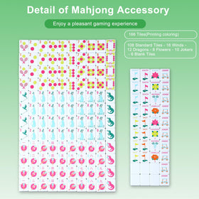 Simgoing 1.2 inch Mahjong tiles designed for comfortable handling