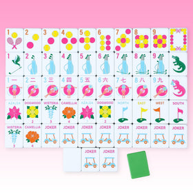 Simgoing 160-piece American Mahjong tiles set in durable melamine for lasting play