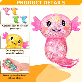 Simgoing axolotl stress toy multicolor design for mood-boosting play
