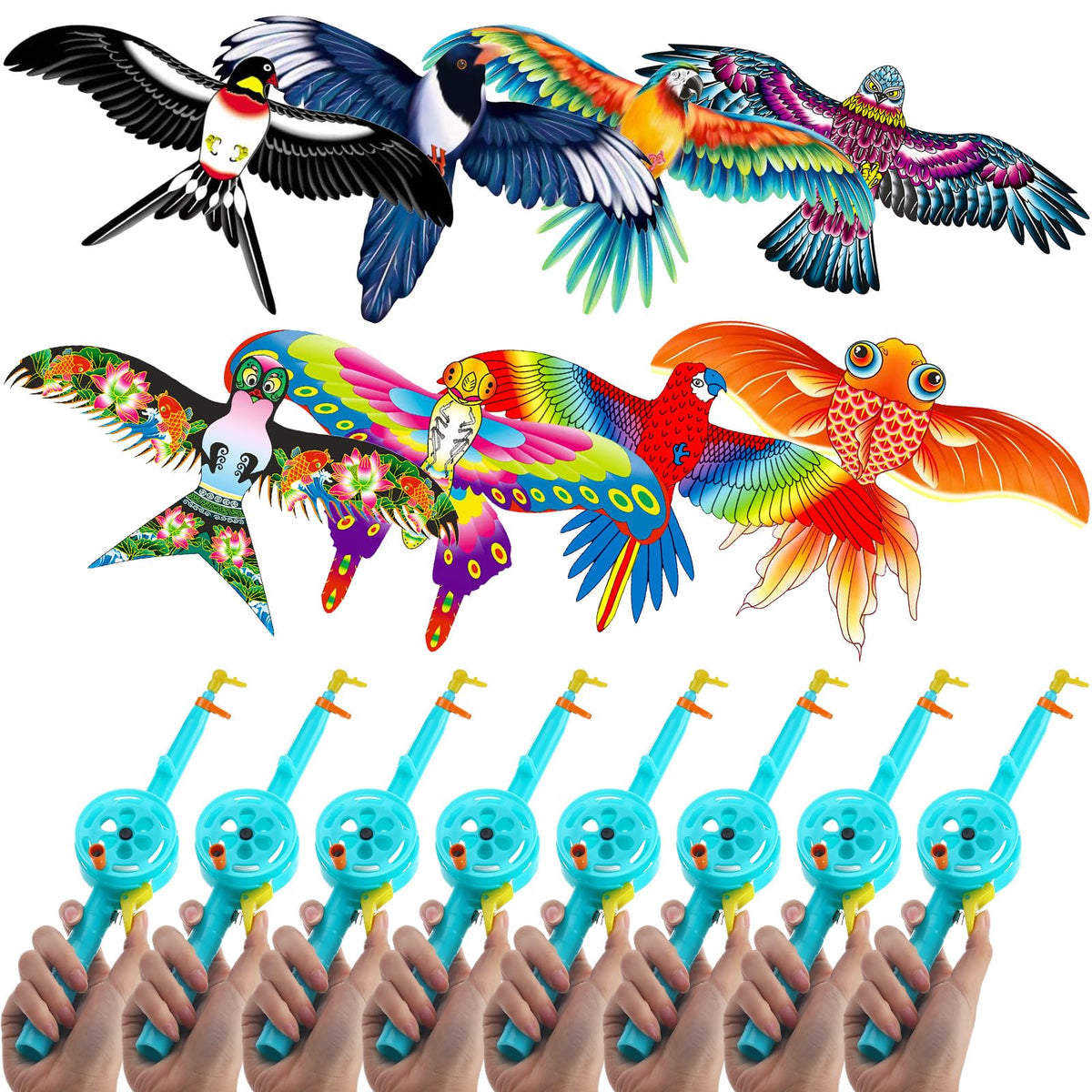 Simgoing butterfly kite, colorful design ideal for sunny park play