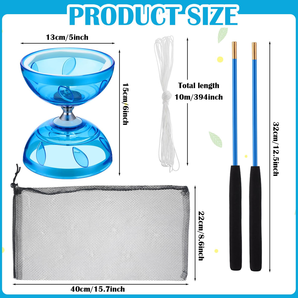 Simgoing diabolo sticks with foam handles offer comfortable grip and precise control.
