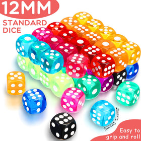 Simgoing 12mm dice close-up showing clear pips