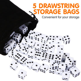 Simgoing dice bulk pack with 500 pieces and sturdy acrylic for events.