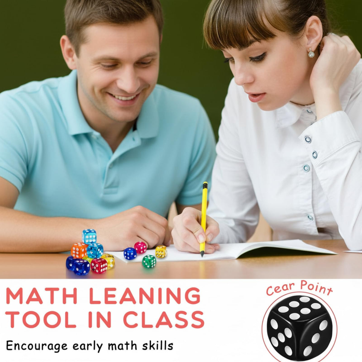 Simgoing dice aid classroom math activities and learning games