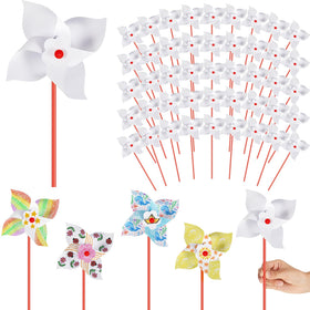 Simgoing DIY pinwheels assembly for kids crafts and classroom use.