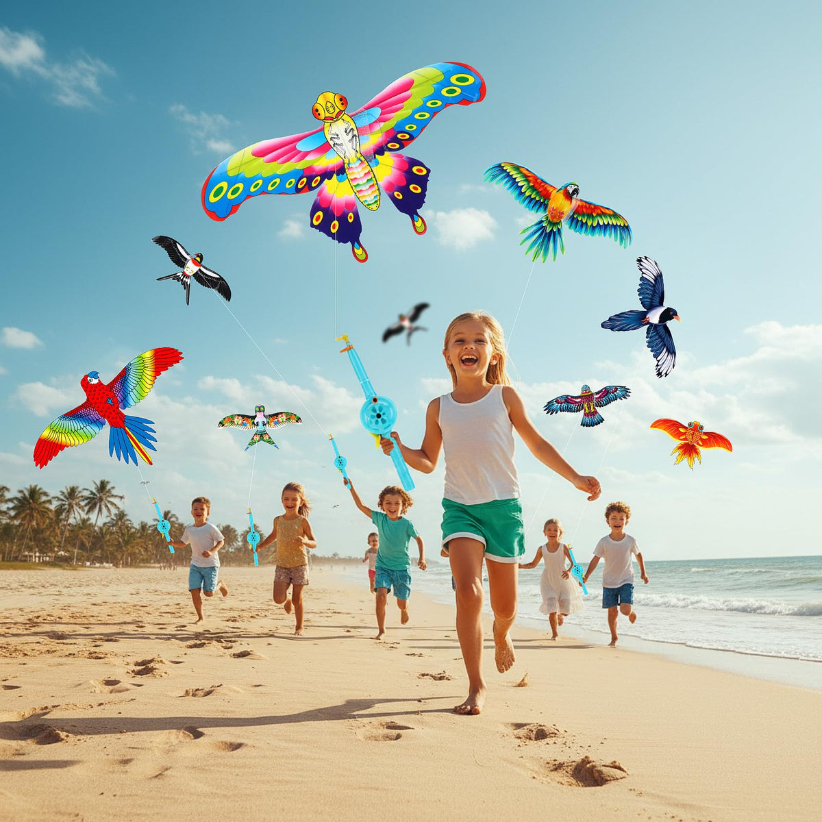 Simgoing eagle kite, bold style for open beach flights