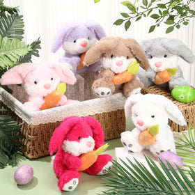 Simgoing pink plush bunny cuddle buddy, perfect for bedtime and play