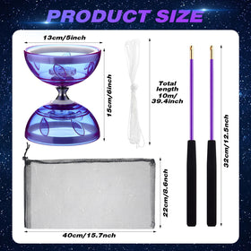 Simgoing foam-handle diabolo sticks offer comfortable grip for precise control.