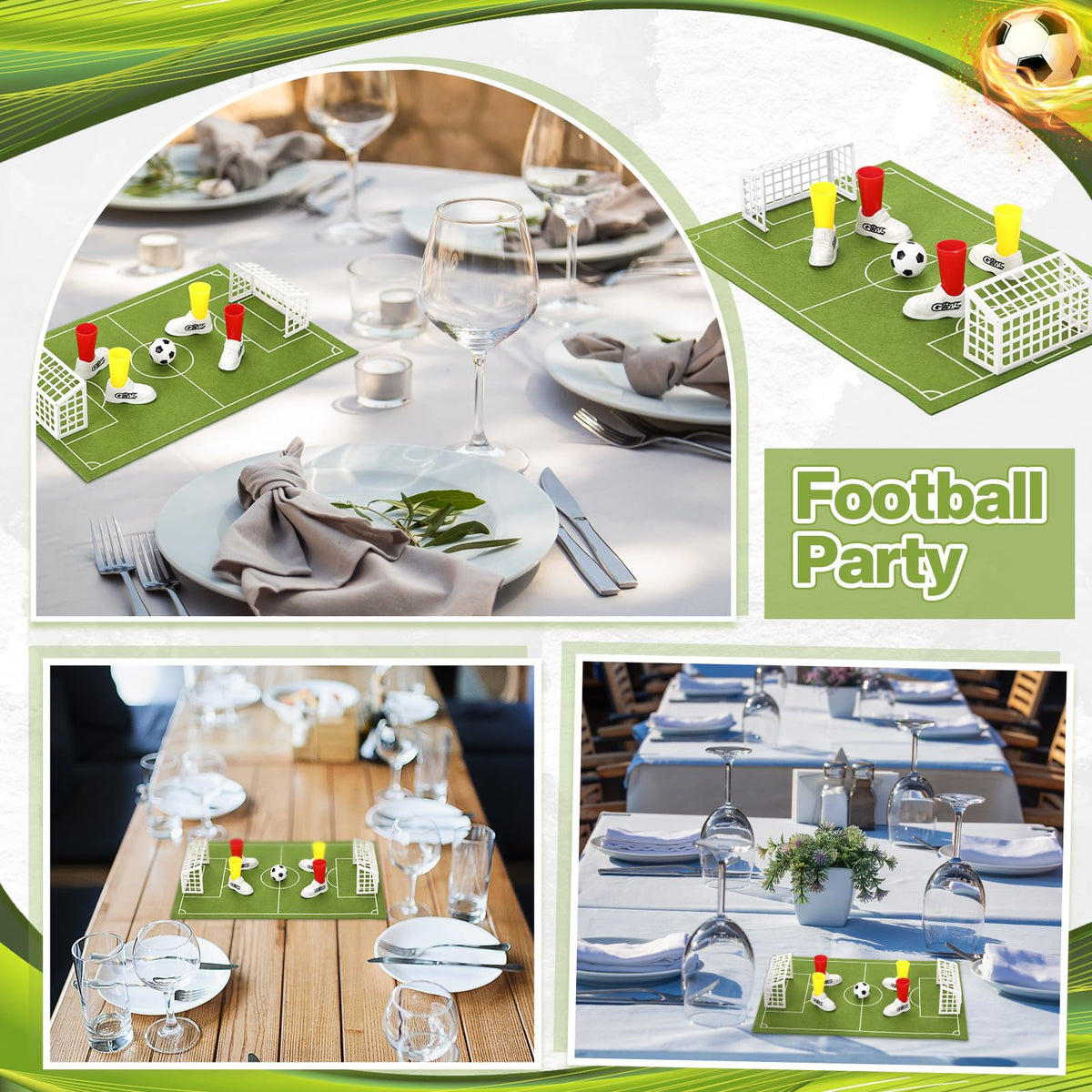 Simgoing tabletop green mat creates a vivid play surface on any flat table.
