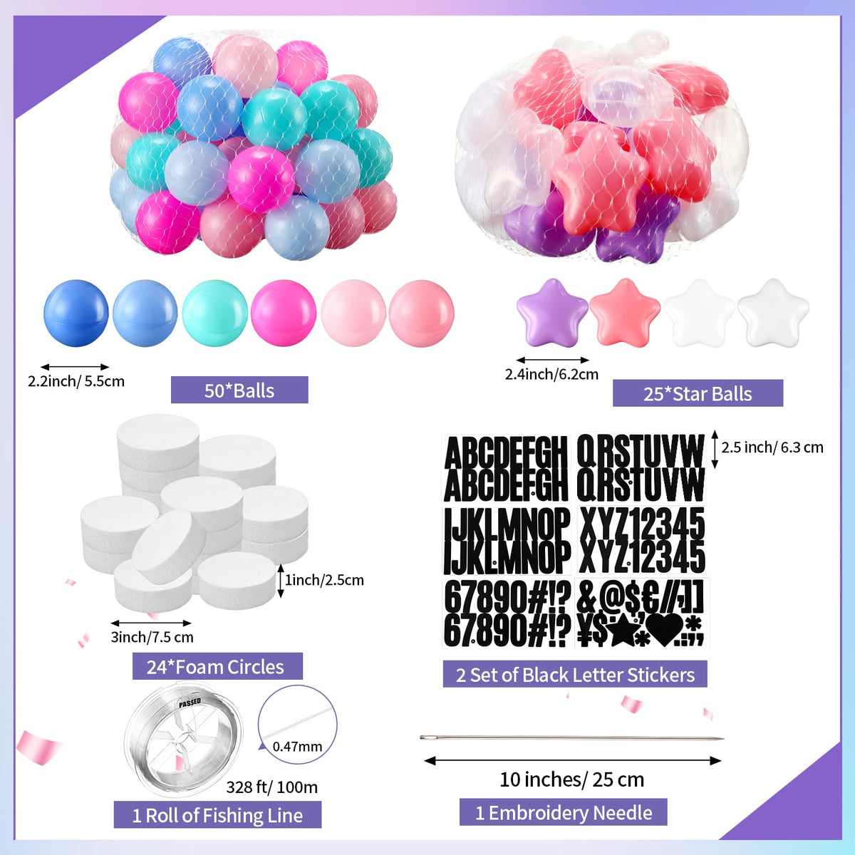 Simgoing friendship bracelet kit for crafting personalized banners and gifts.