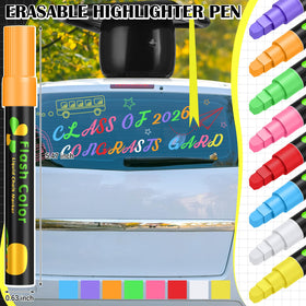 Simgoing erasable window markers glide smoothly across glass and erase cleanly